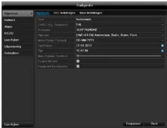 ABUS TVVR41210 - System Configuratie - 1