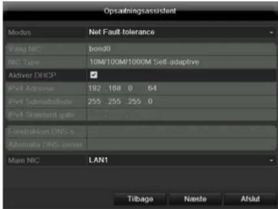 ABUS TVVR41210 - Netværksindstillinger - 1
