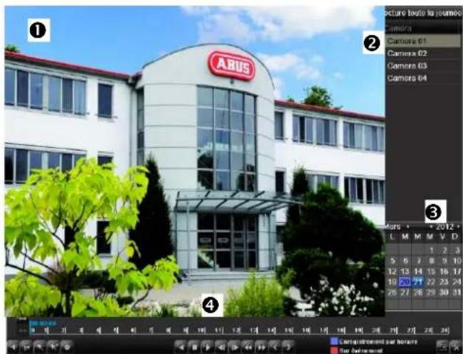 ABUS TVVR41210 - L'écran de visualisation - 1