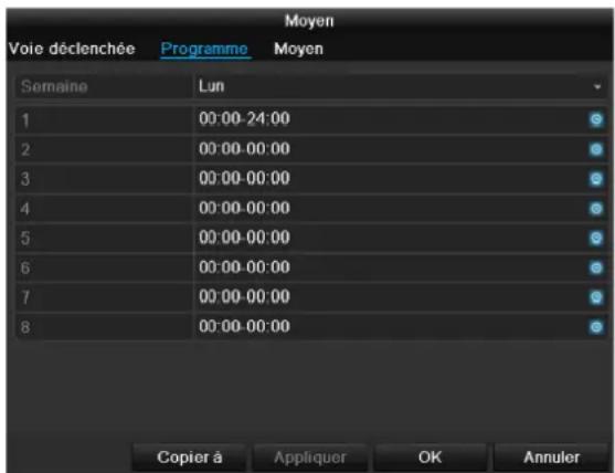 ABUS TVVR41210 - Programme - 1