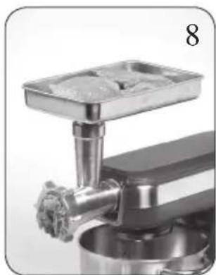 DOMO DO9075KR - OPTIONAL ACCESSORIES: FITTING MEAT GRINDER - 9