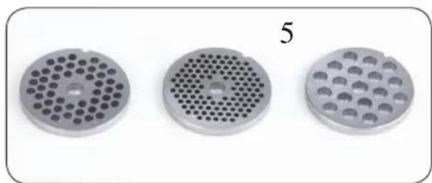 DOMO DO9075KR - OPTIONAL ACCESSORIES: FITTING MEAT GRINDER - 6