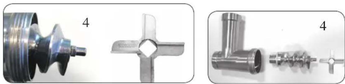 DOMO DO9074KR - EN OPTION: MONTAGE DU HACHOIR À VIANDE - 2