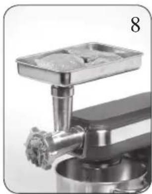 DOMO DO9074KR - OPTIONAL ACCESSORIES: FITTING MEAT GRINDER - 9