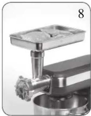 DOMO DO9074KR - OPCIONAL: MONTAJE DEL PICADOR DE CARNE - 6