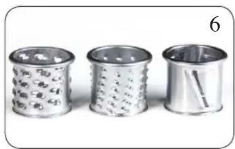 DOMO DO9074KR - IN OPTIE: MONTAGE GROENTESNIJDER - 6