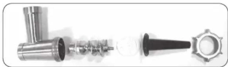 DOMO DO9074KR - OPCIONAL: MONTAJE DEL PICADOR DE CARNE - 8