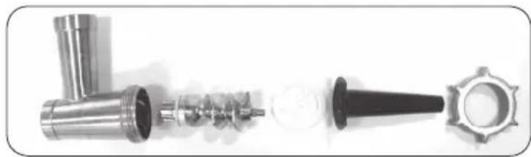 DOMO DO9074KR - OPTIONAL ACCESSORIES: FITTING MEAT GRINDER - 11