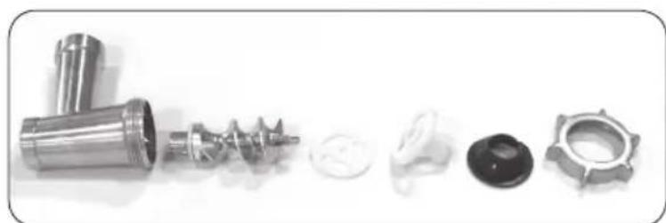 DOMO DO9074KR - EN OPTION: MONTAGE DU HACHOIR À VIANDE - 10