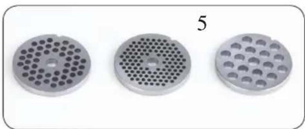 DOMO DO9074KR - OPTIONAL ACCESSORIES: FITTING MEAT GRINDER - 6