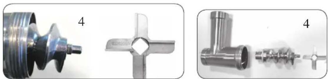 DOMO DO9074KR - OPCIONAL: MONTAJE DEL PICADOR DE CARNE - 2