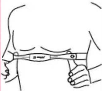 SIGMA Sport Onyx Balance - ATTACHING THE CHEST BELT / HANDLEBAR HOLDER - 3
