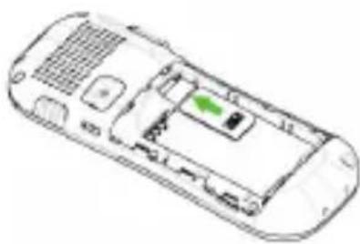 AEG Voxtel M320 - Install the SIM card and battery - 1