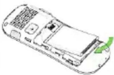 AEG Voxtel M320 - Mise en place de la carte SIM et de la batterie - 2