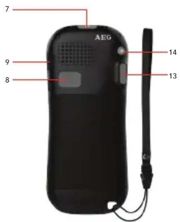 AEG Voxtel M320 - Keys and parts - 2