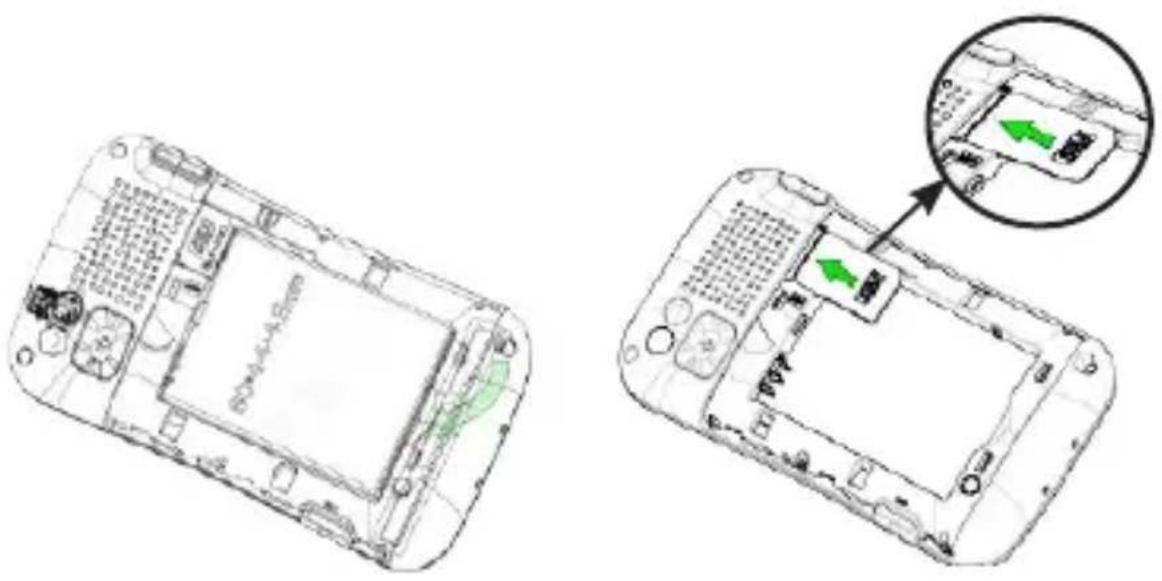 AEG Voxtel M800 - De simkaart plaatsen - 1