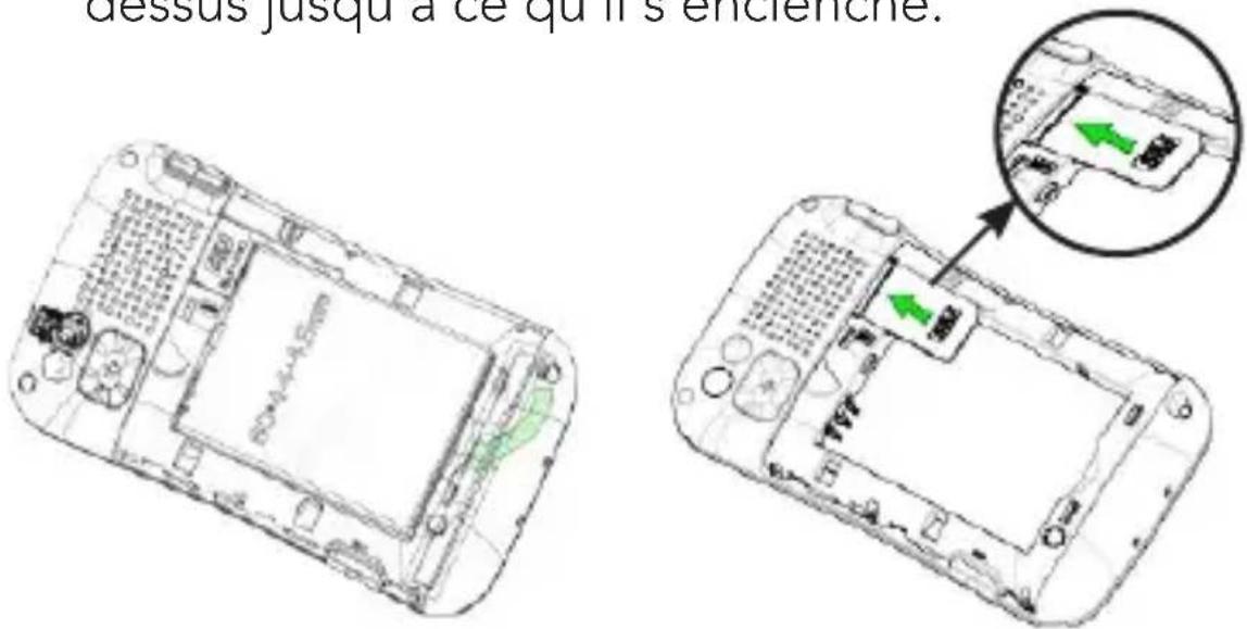 AEG Voxtel M800 - Mise en place de la carte SIM et de la batterie - 1