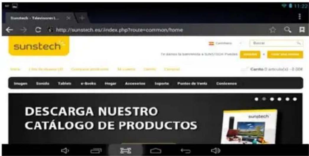 Sunstech TAB77DUAL - Navegación por la web - 1