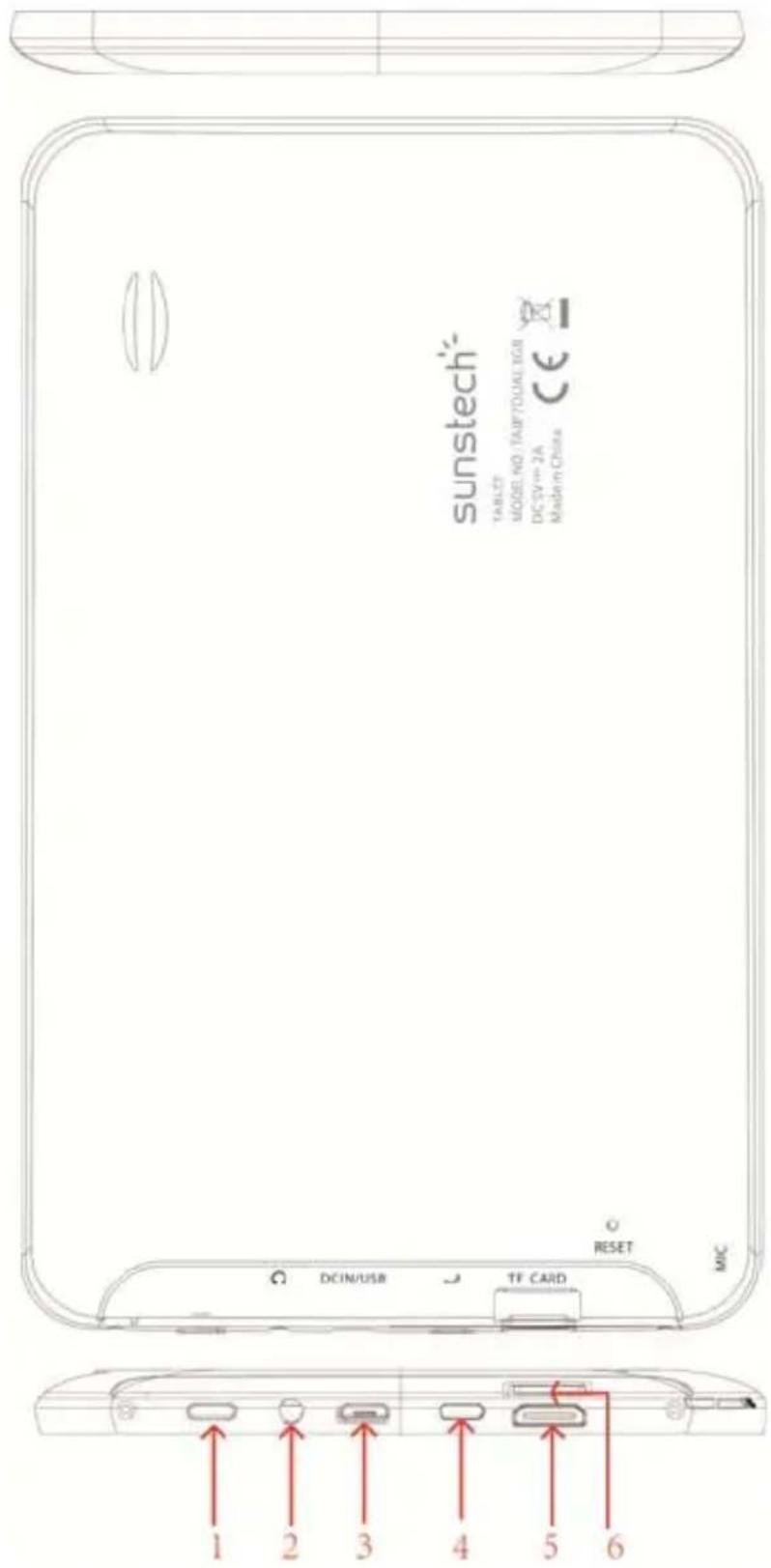 Sunstech TAB77DUAL - Especificações - 1