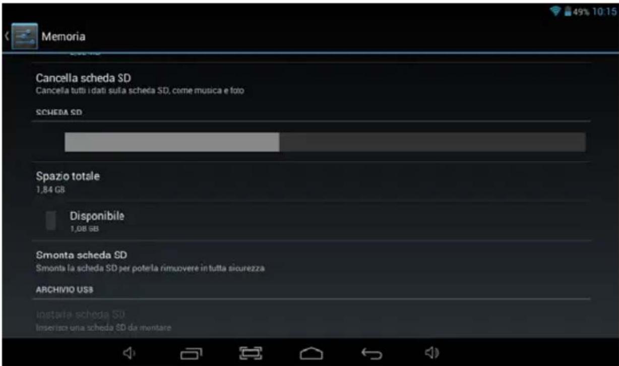 Sunstech TAB107QCBT - Retrait carte TF - 1