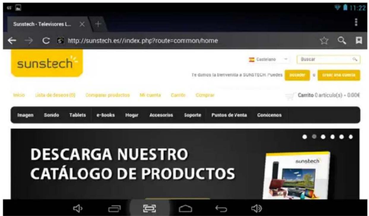 Sunstech TAB107QCBT - Web Browsing - 1