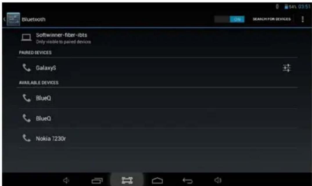 Sunstech TAB107QCBT - Connexion Bluetooth - 4