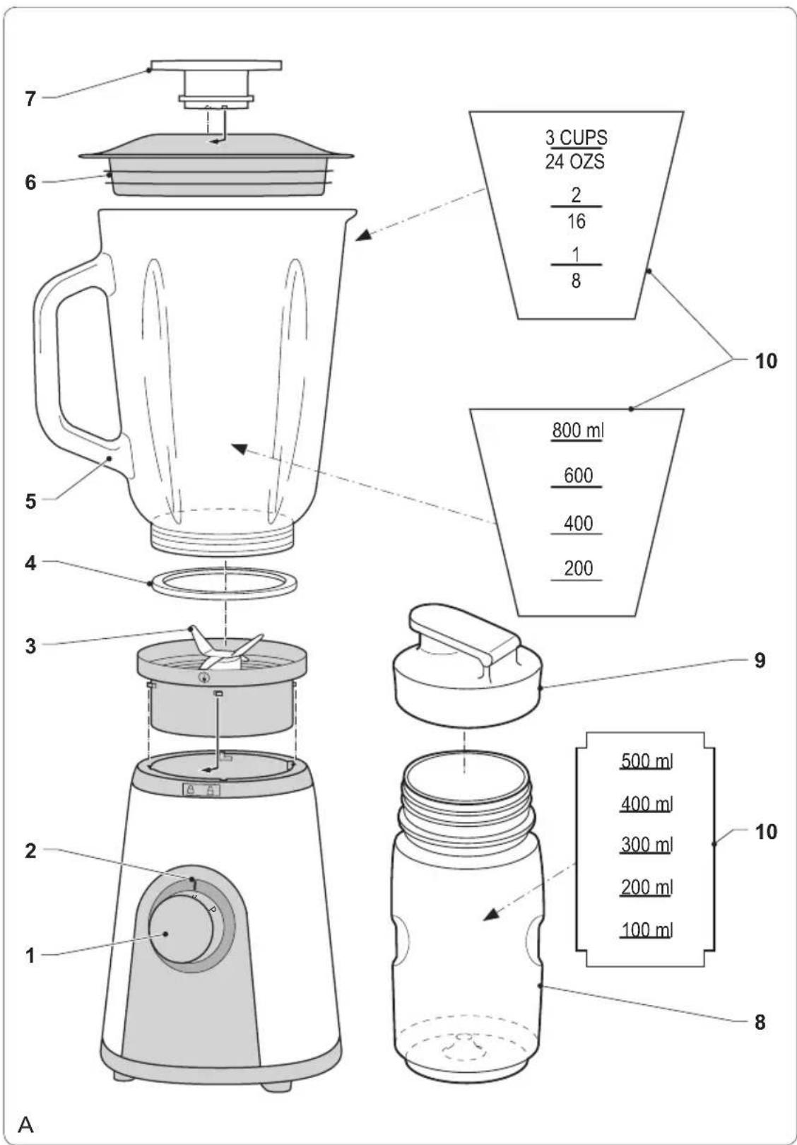 PRINCESS Blender2Go 217400 - 2