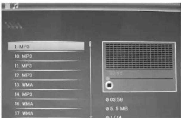 BRAUN DigiFrame 1580 - 5.3.Musica - 1