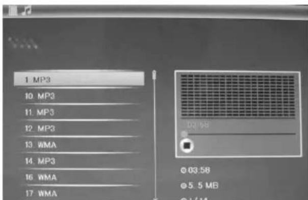 BRAUN DigiFrame 1580 - Mode musique - 1