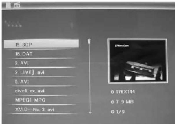 BRAUN DigiFrame 1580 - Modo de video - 1