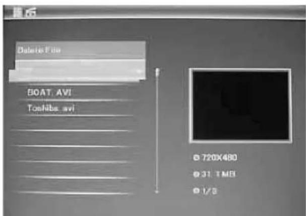BRAUN DigiFrame 1580 - Delete function - 1