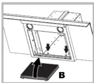 HOTPOINT-ARISTON HLQB 9.8 AAI XHA - Onderhoud koolstoffilter (B) - 2