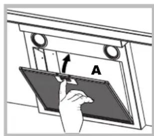 HOTPOINT-ARISTON HLQB 9.8 AAI XHA - Konserwacja filtrów przyciwtluszczowych (A) - 1