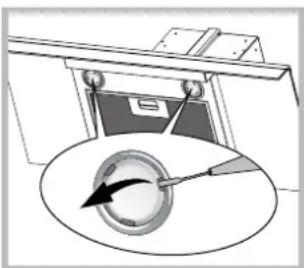 HOTPOINT-ARISTON HLQB 9.8 AAI XHA - Replacing the bulbs - 1