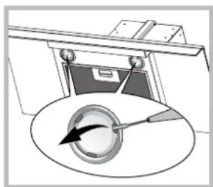 HOTPOINT-ARISTON HLQB 9.8 AAI XHA - Remplacement des ampoules - 1