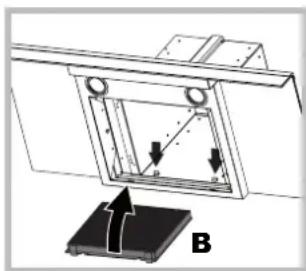 HOTPOINT-ARISTON HLQB 9.8 AAI XHA - Substituicao do filtro de carvalo (B) - 2