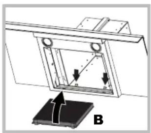 HOTPOINT-ARISTON HLQB 9.8 AAI XHA - Mantenimiento del filtró de carbon (B) - 2