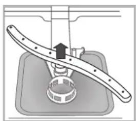 INDESIT DPG 16B1 A EU - Cleaning the sprayer arms - 2