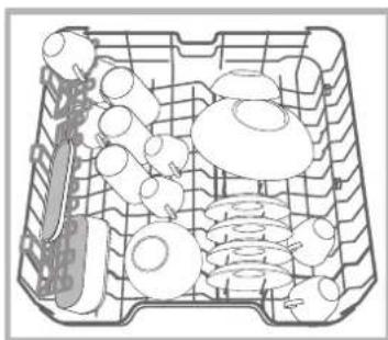 INDESIT DPG 16B1 A EU - Cesto superiore - 1