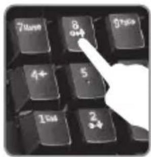 Rosewill RK9100xR - Control de retroiluminación - 1