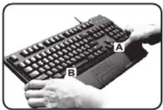 Rosewill RK9100xR - Wrist Rest Installation - 2