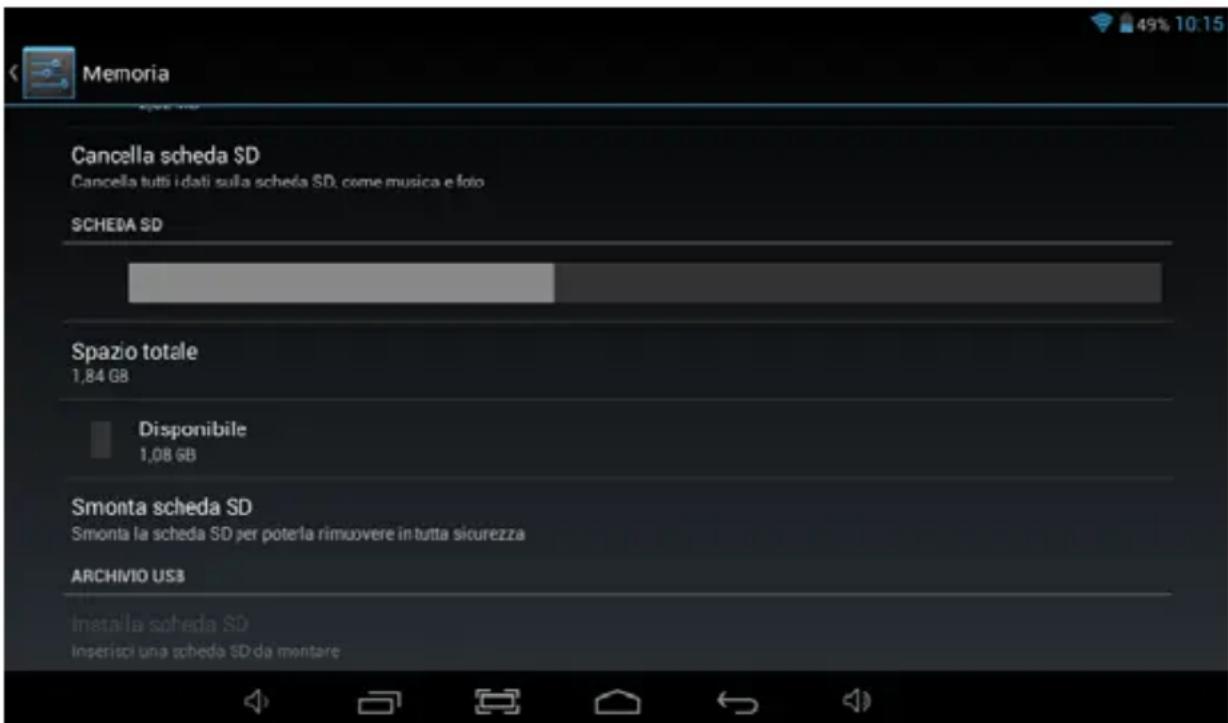 Sunstech TAB97QC - Retrait carte TF - 1