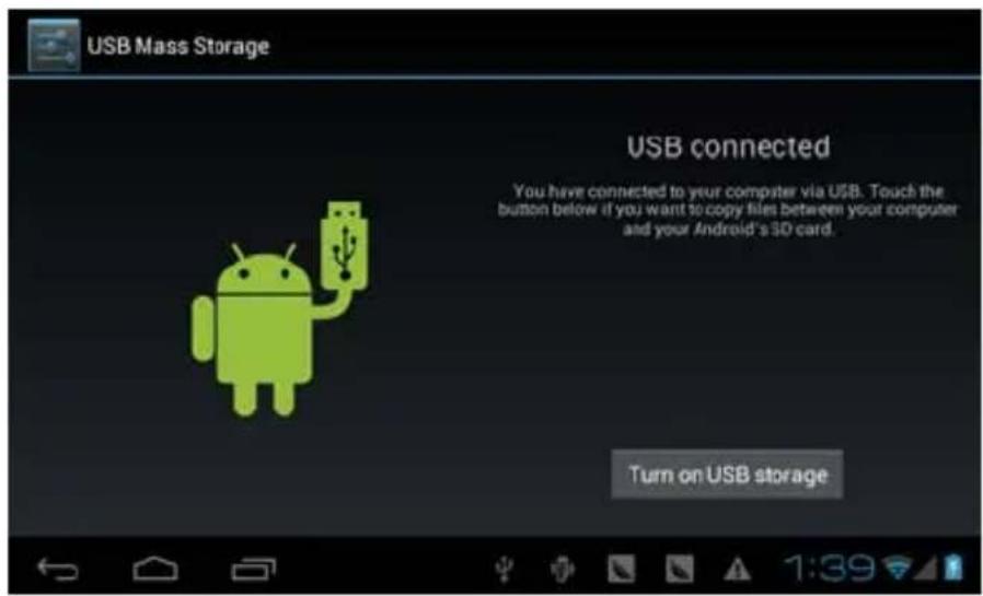 Sunstech TAB97QC - Comment se connecter avec l'ordinateur - 1
