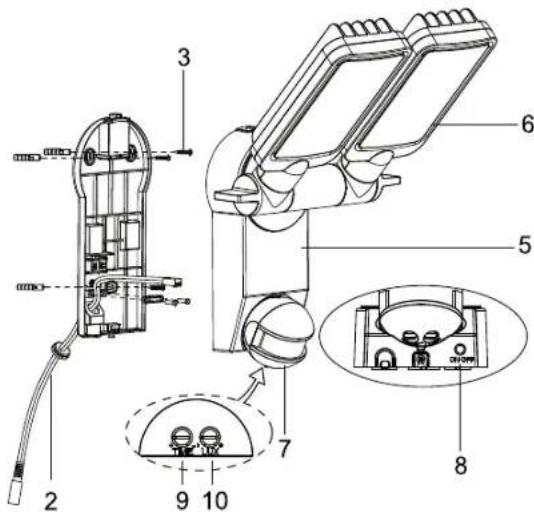 BRENNENSTUHL SOL SV1205 P2 - SEZNAM SOUÇASTEK: - 2