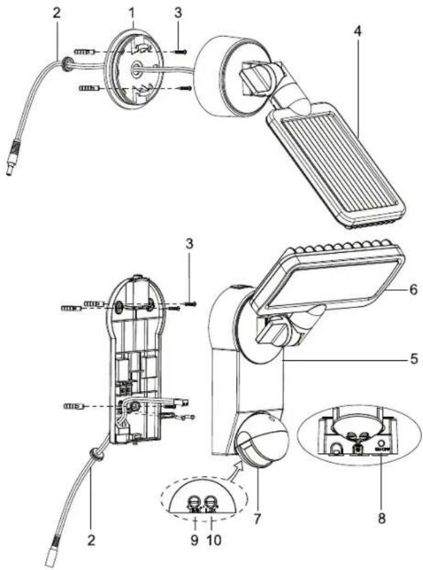 BRENNENSTUHL SOL SH0805 P2 - ПЕРЕЧЕНЬ КОМПОНЕНТОВ - 1