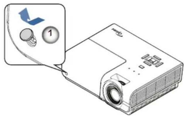 OPTOMA DH1017 - Remplacement de la lampe - 4