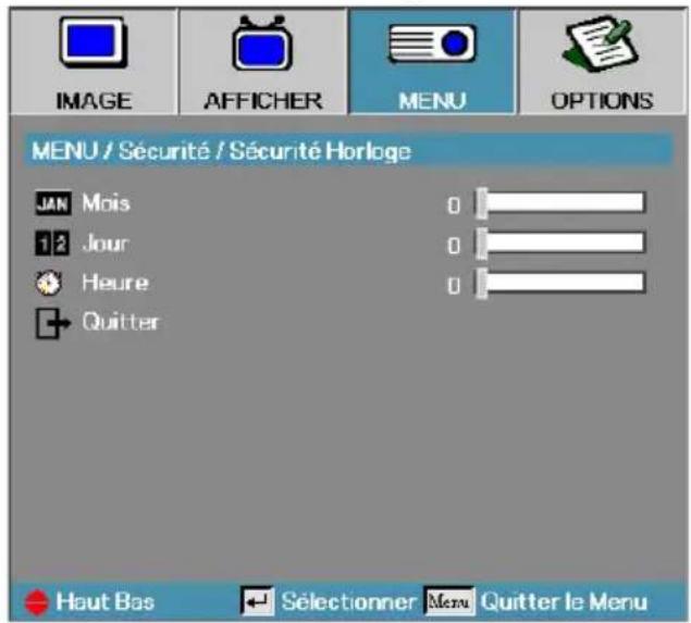 OPTOMA DH1017 - Sécurité Horloge - 1