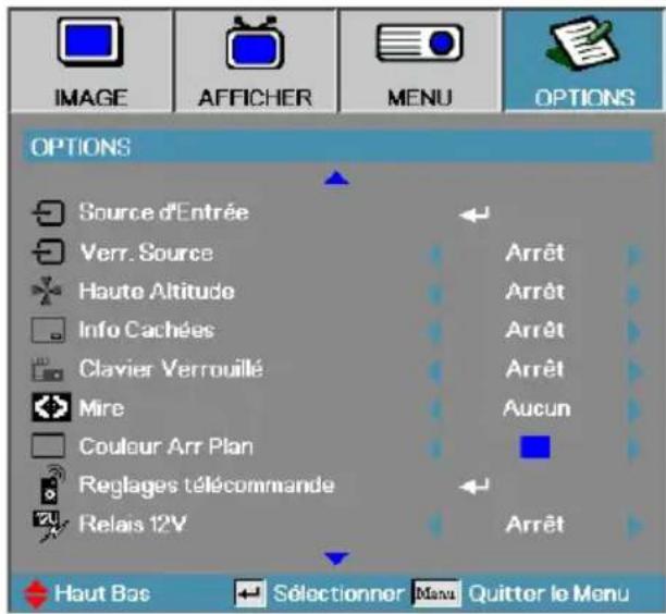 OPTOMA DH1017 - Commandes de l'utilisateur - 1