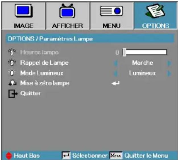 OPTOMA DH1017 - Commandes de l'utilisateur - 1