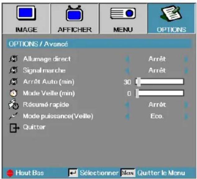 OPTOMA DH1017 - Commandes de l'utilisateur - 1
